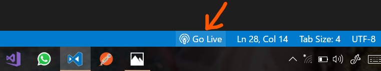 Go Live Control Preview